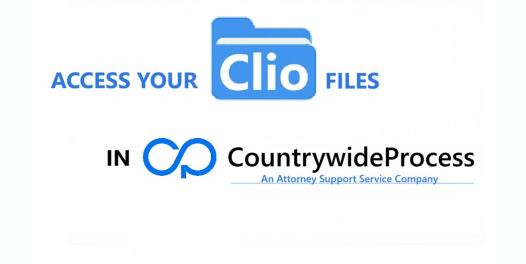 How to eFile in California Using Your Clio Account with Countrywide Process