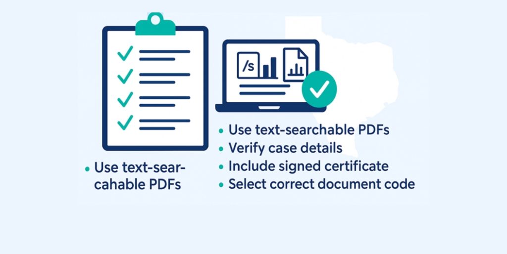 How to Avoid Common eFiling Rejections in Texas