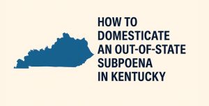 subpoena in Kentucky
