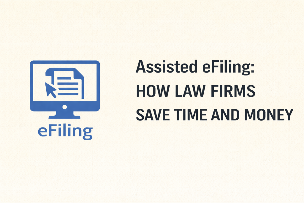 Assisted eFiling: How Law Firms Save Time and Money