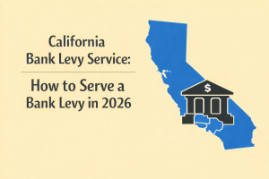 California Bank Levy Service: How to Serve a Bank Levy in 2026