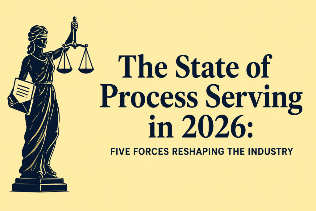 The State of Process Serving in 2026 : Five Statutory and Operational Changes Reshaping the Legal Support Industry