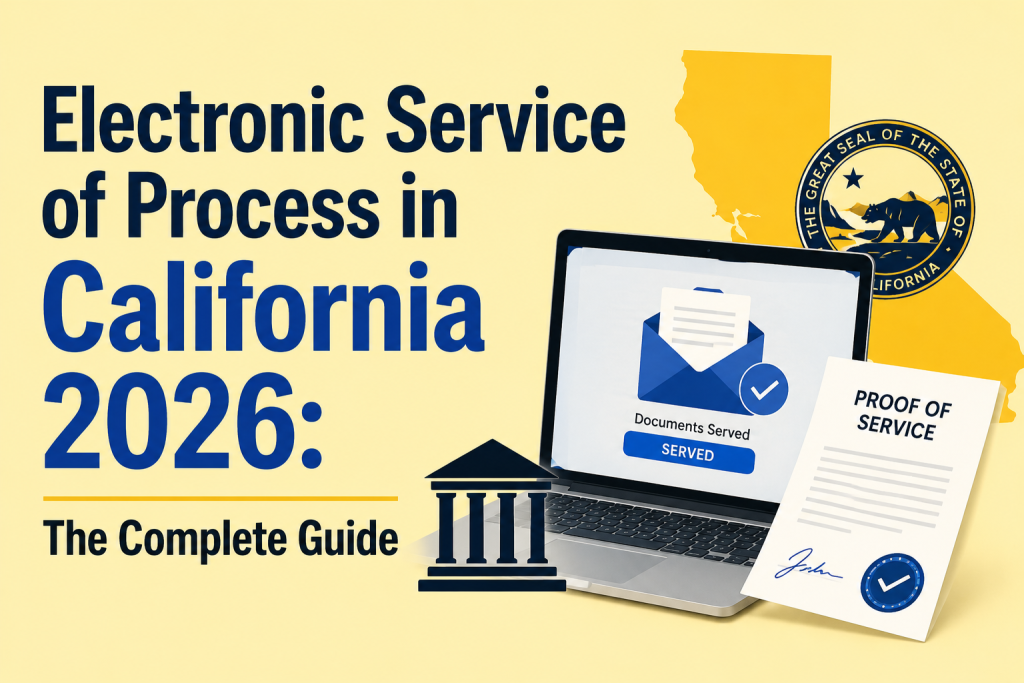 Electronic Service of Process in California 2026: The Complete Guide