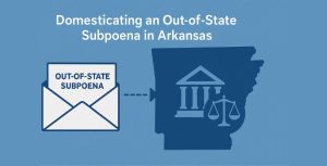 subpoena in arkansas