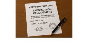 Satisfaction of Judgment