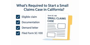 Small Claims Case in California