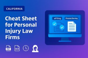 e-File Cheat Sheet Cases in California