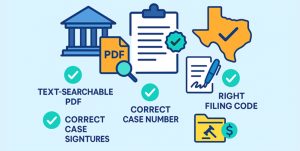 eFiling Rejections in Texas